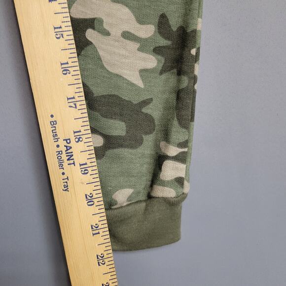 Revolution Pants Boys Medium 10 Camo Green Jogger Lounge Casual Youth Pull On - Picture 4 of 9
